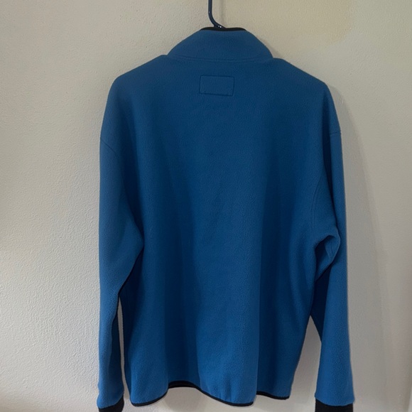 REI Blue Fleece Zip up Jacket with Yellow Accents - Picture 9 of 10